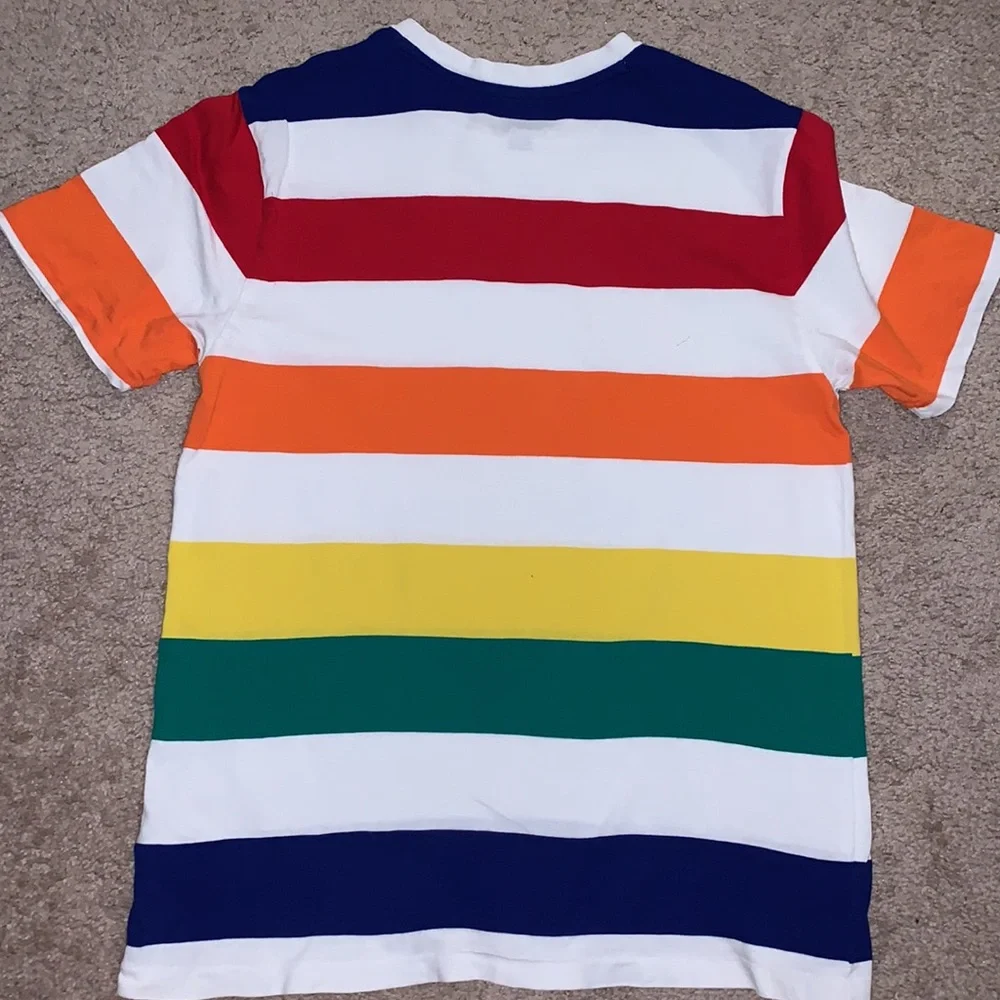 Ralph Lauren‎ Boys Logo Striped Cotton Jersey T-Shirt